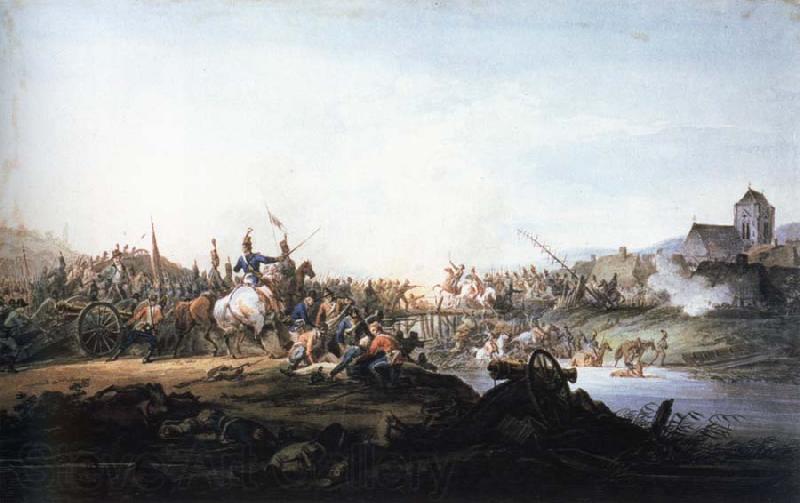 Aleksander Gierymski battle between russians and kosciuszko forces in 1801 Spain oil painting art